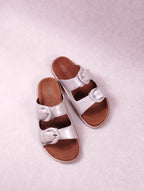 Sandales femme Emilie Karston Yako argent 36