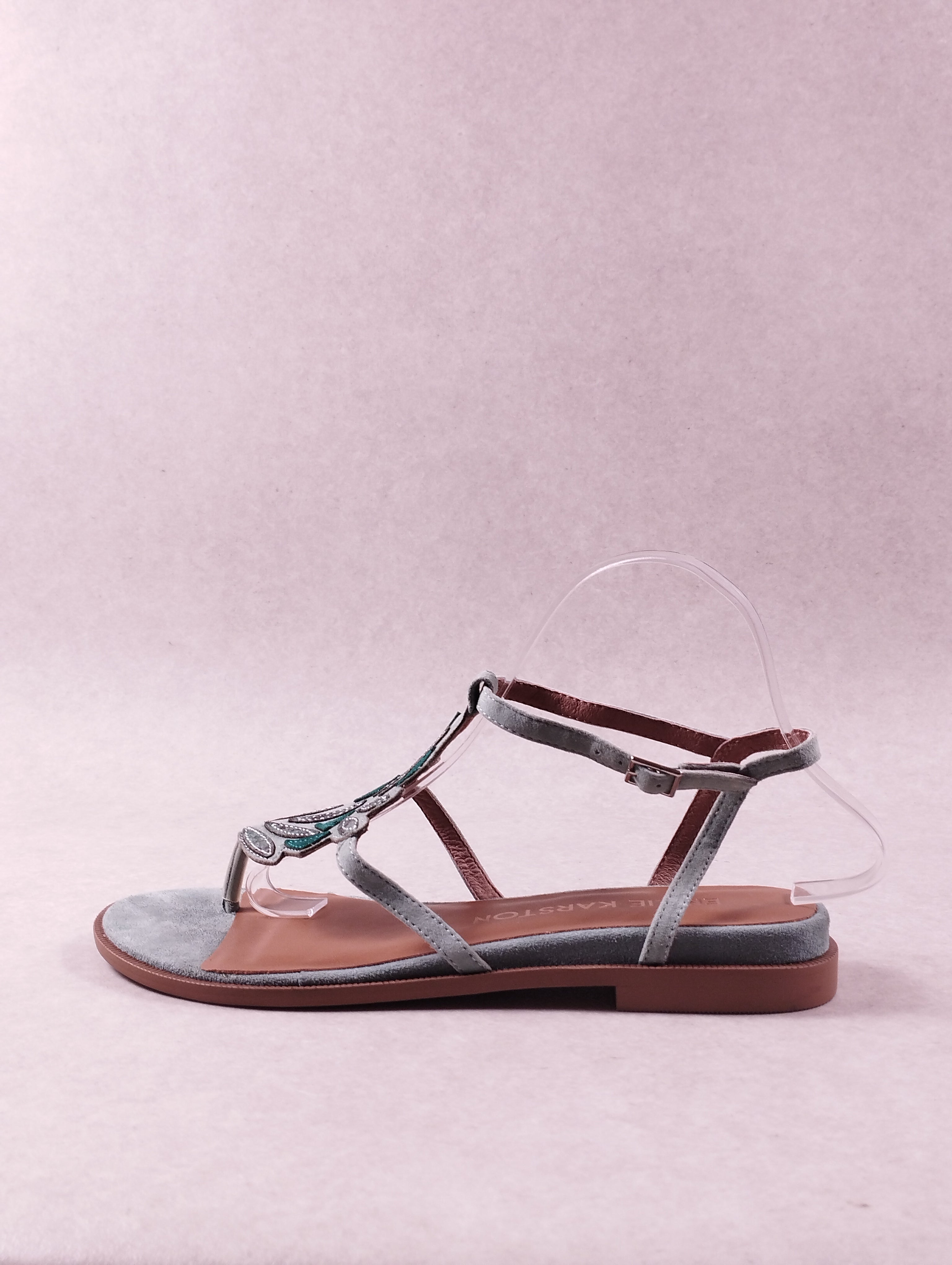 Sandales femme Emilie Karston SOHO aqua 40