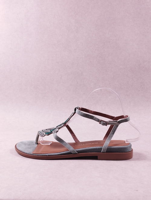 Sandales femme Emilie Karston SOHO aqua 40