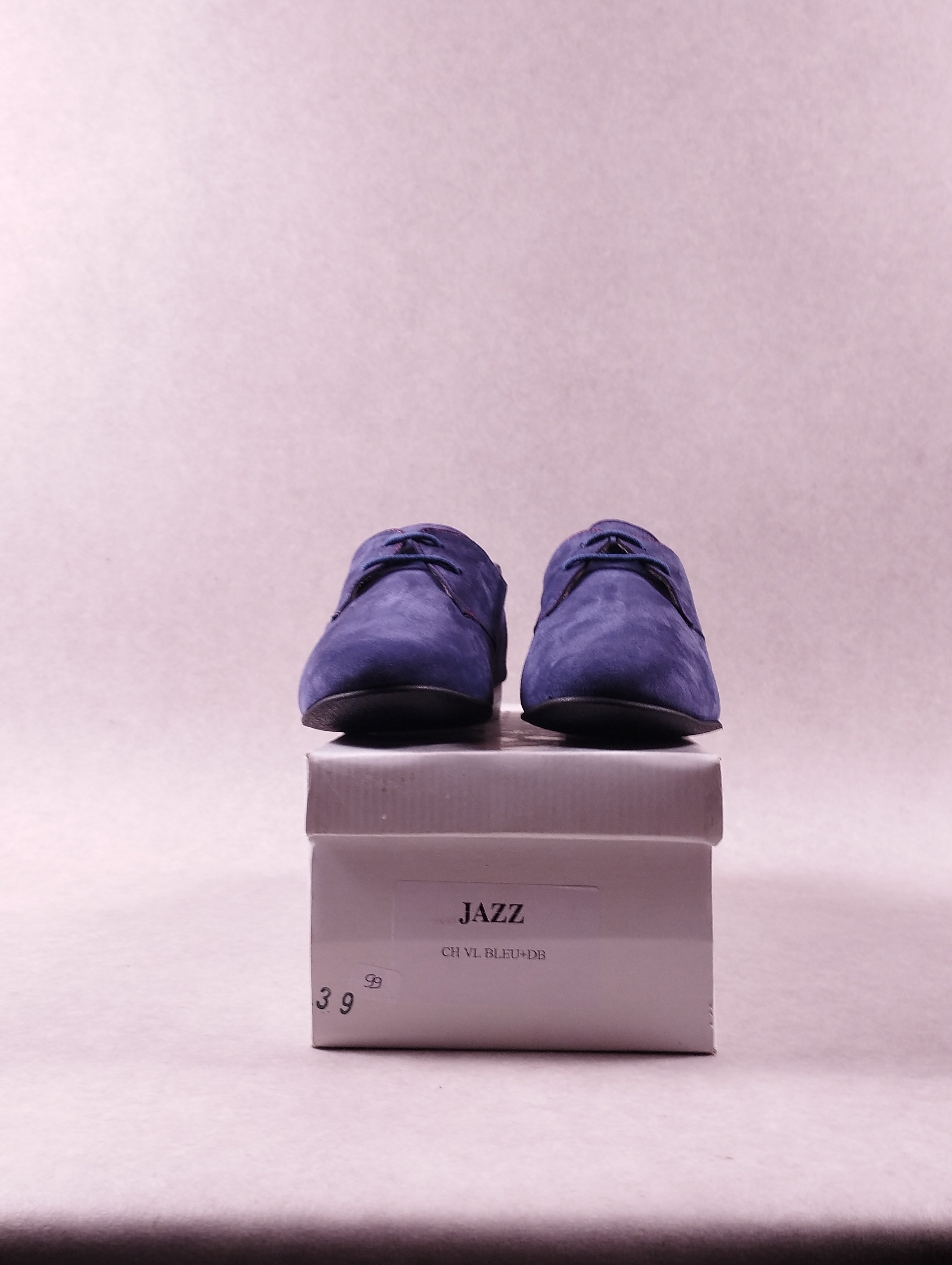 Derbies femme Intemporelle Jazz bleu Pointure 39
