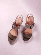 Sandales femme Emilie Karston Ruzee kaki 39