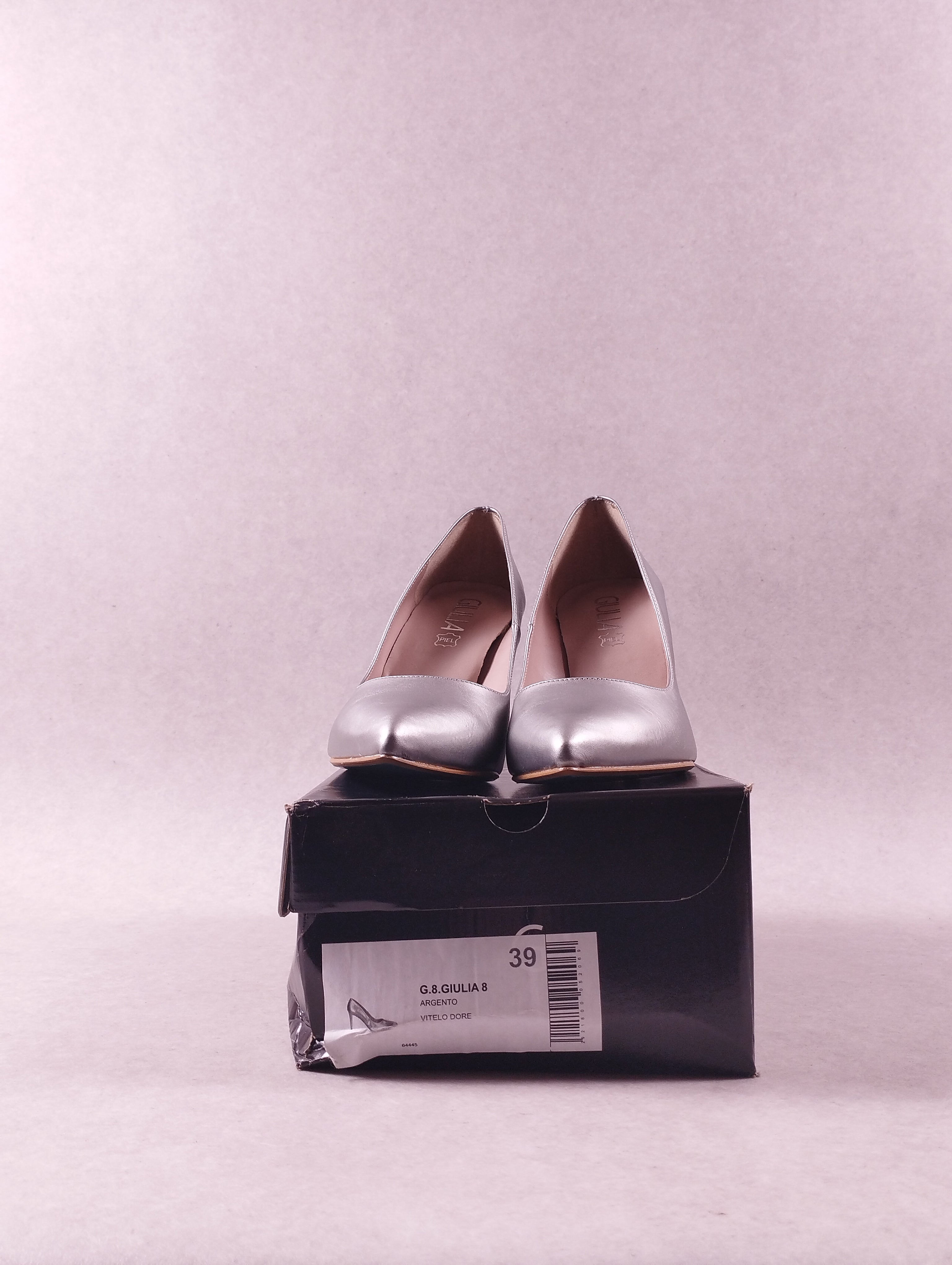 Escarpins femme Giulia G.8.Giulia 8 argent pointure 39