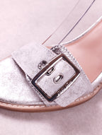 Sandales femme Emilie Karston Lison argent 39
