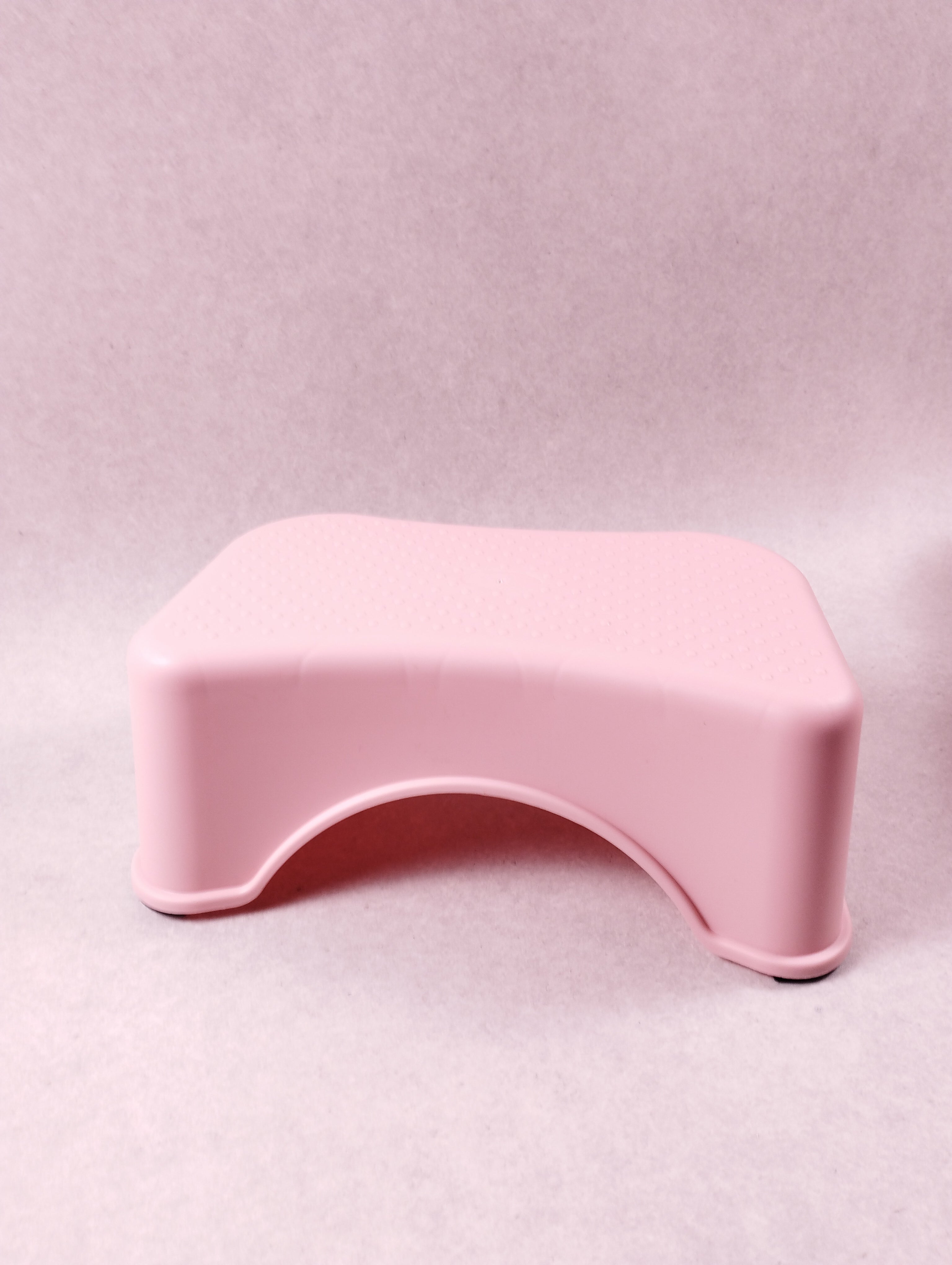 Réducteur de toilette enfant avec marchepied rose & abricot