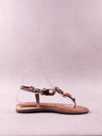 Sandales plates femme Gioseppo Eldoret 63022 gold pointure 36