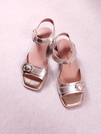 Sandales femme Emilie Karston Katia platine 36
