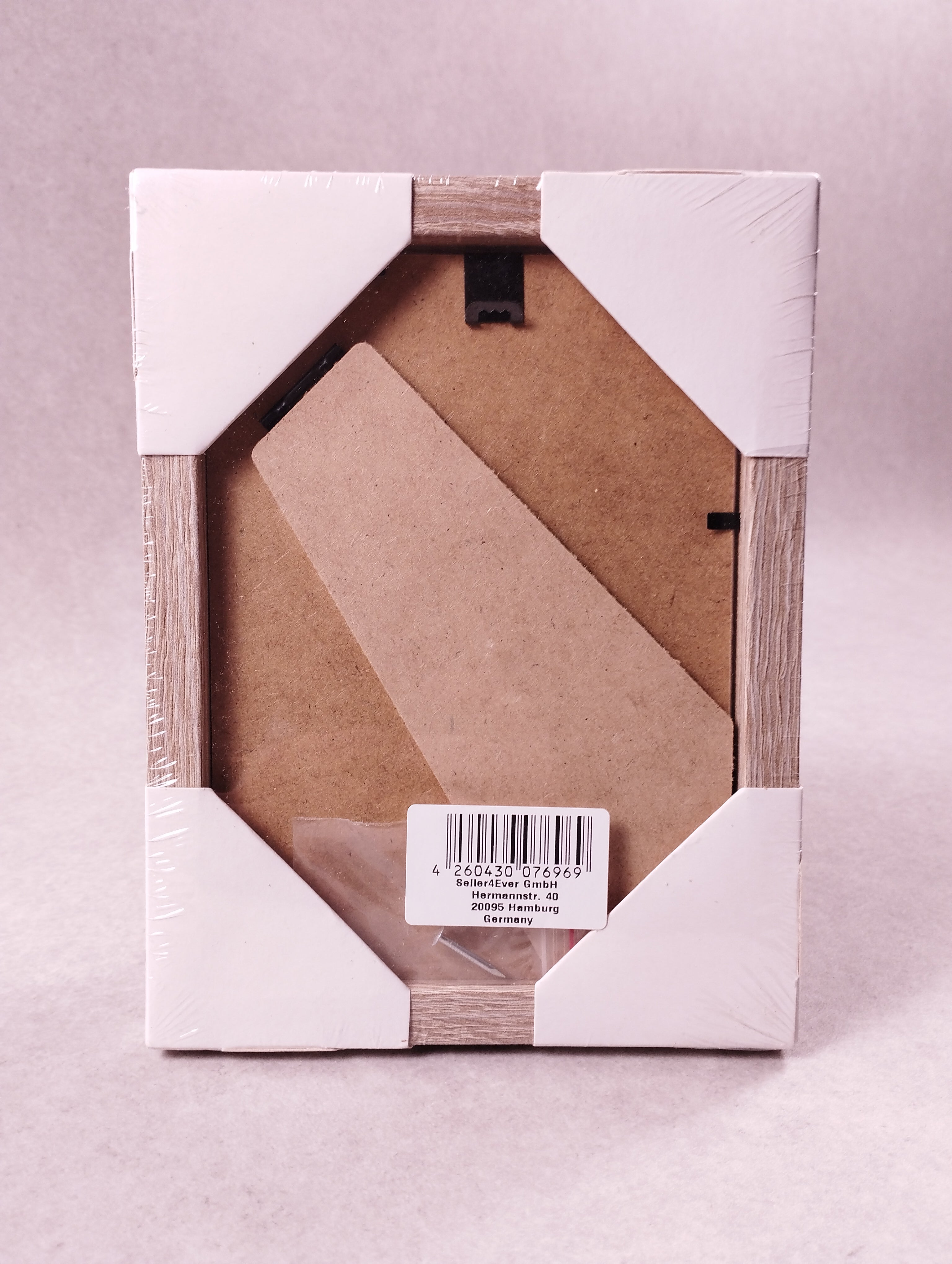 Cadre photo mural Cabbell bois naturel 21 x 16 cm