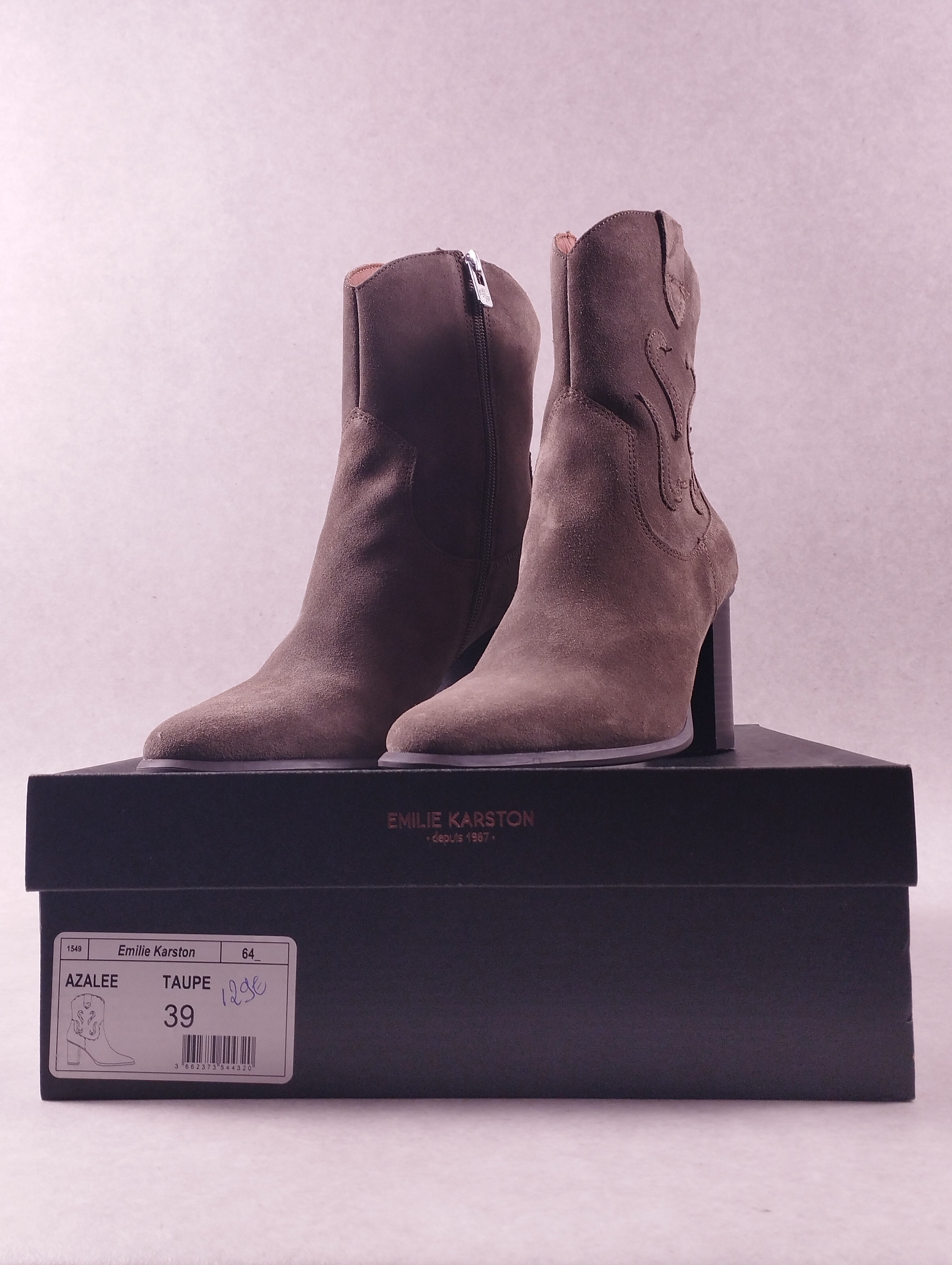 Boots femme Emilie Karston Azalee taupe 39
