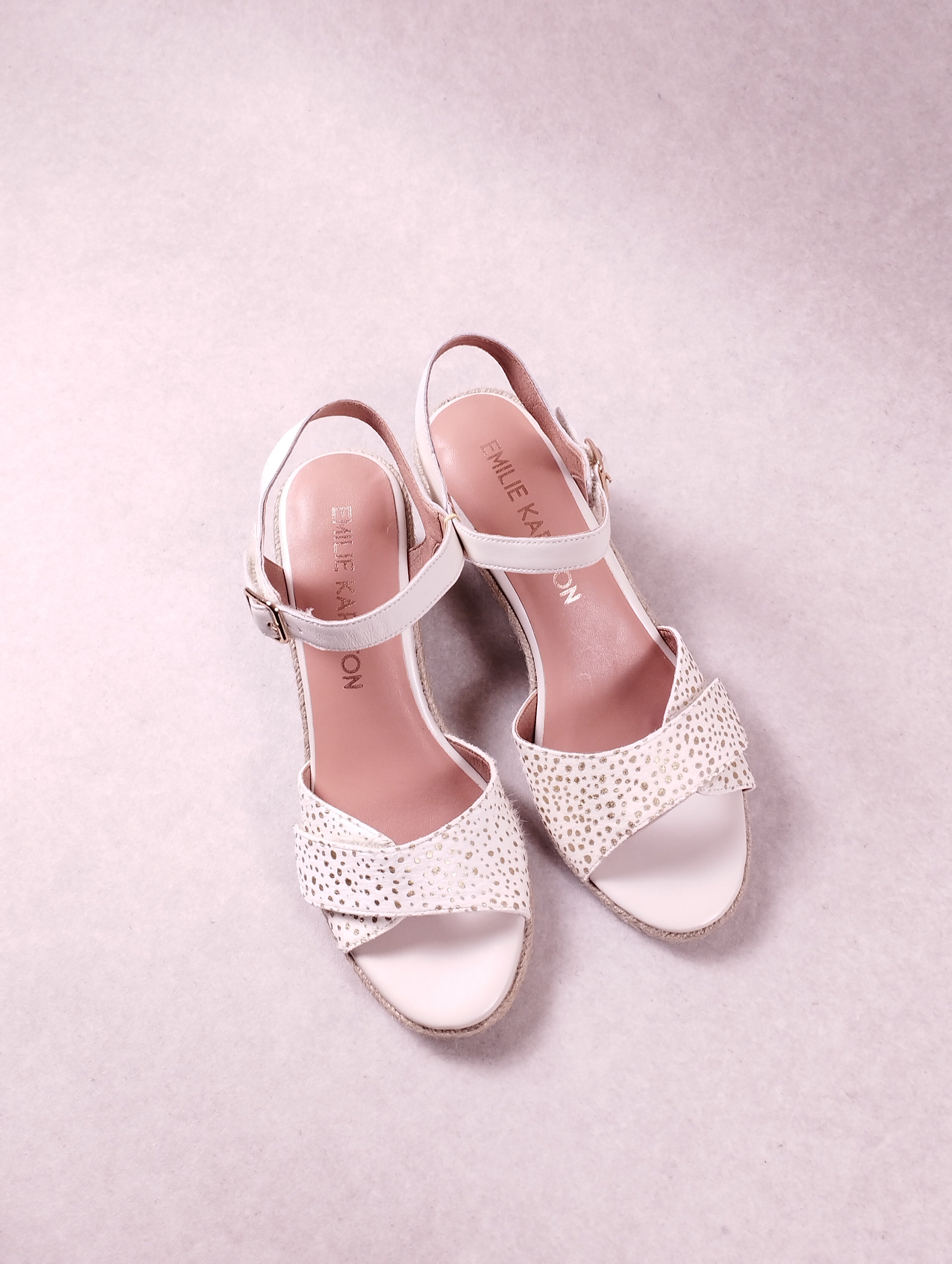 Sandales femme Emilie Karston Eleonor crème 40