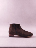 Boots femme Intemporelle Guy 2 velours kaki Pointure 38