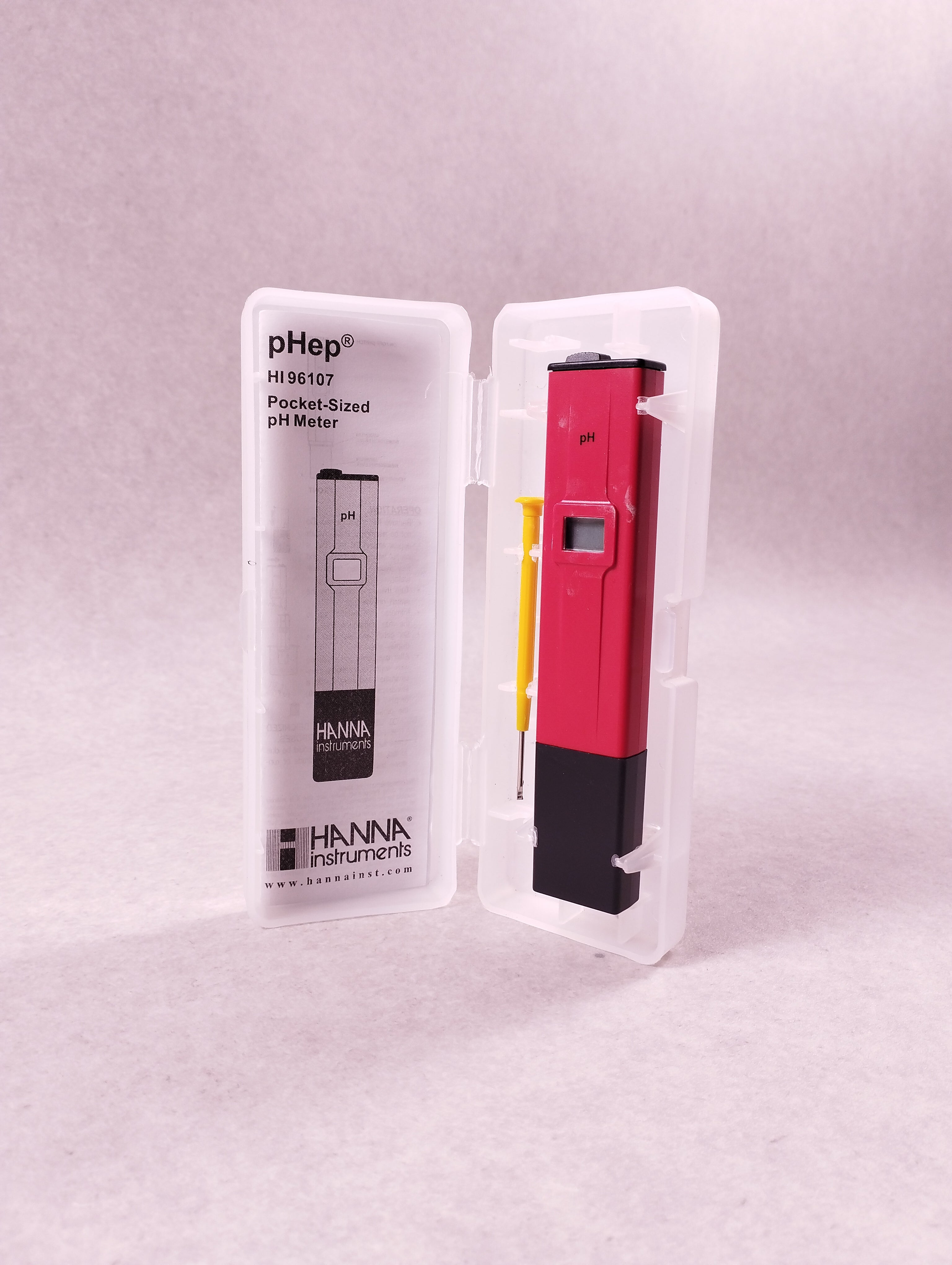 Testeur de pH électronique Hanna Instruments HI96107 rouge