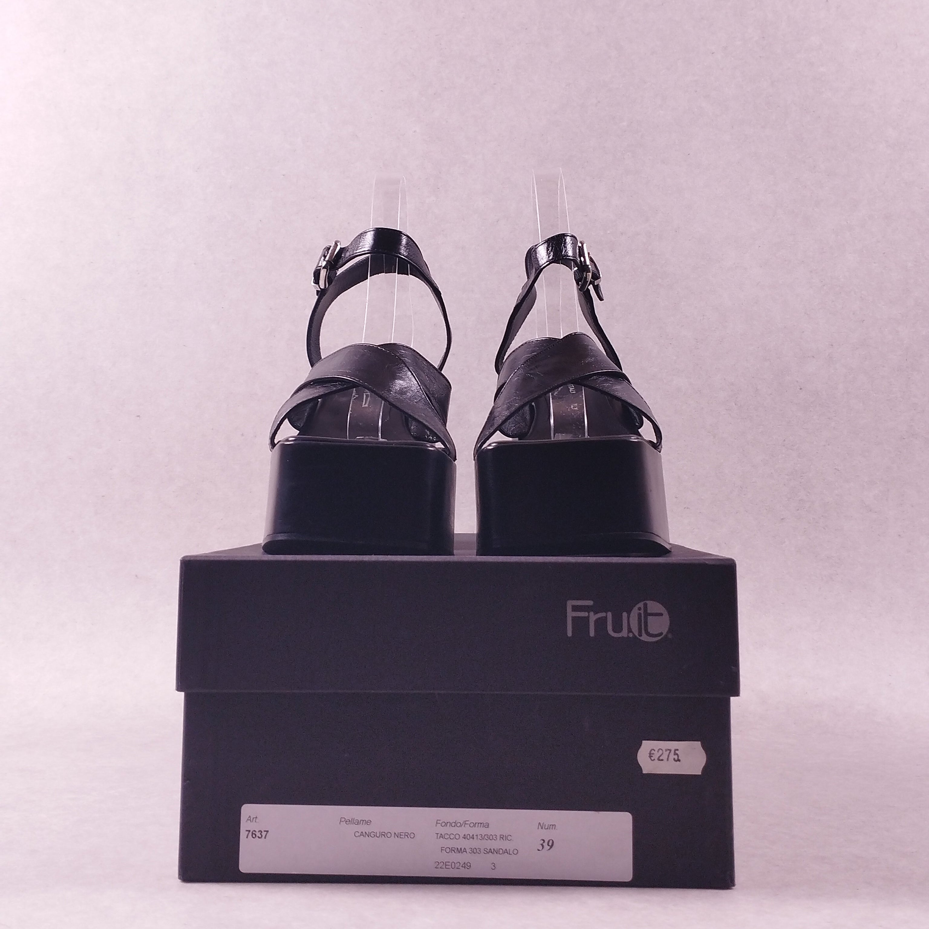 Sandales femme Fru.it 7637 noir 39