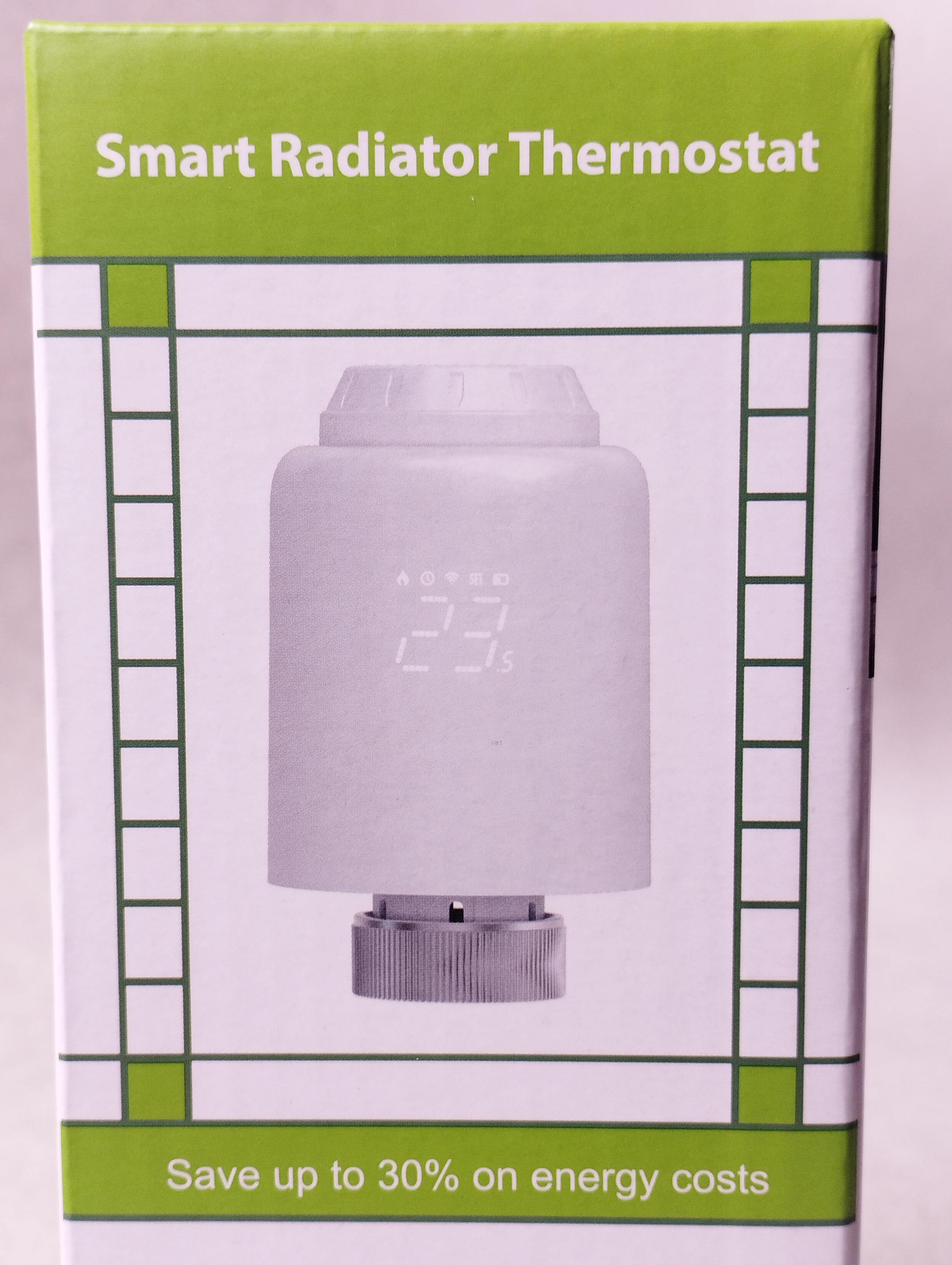 Tête thermostatique connectée Groupe Energie TRV601 blanc