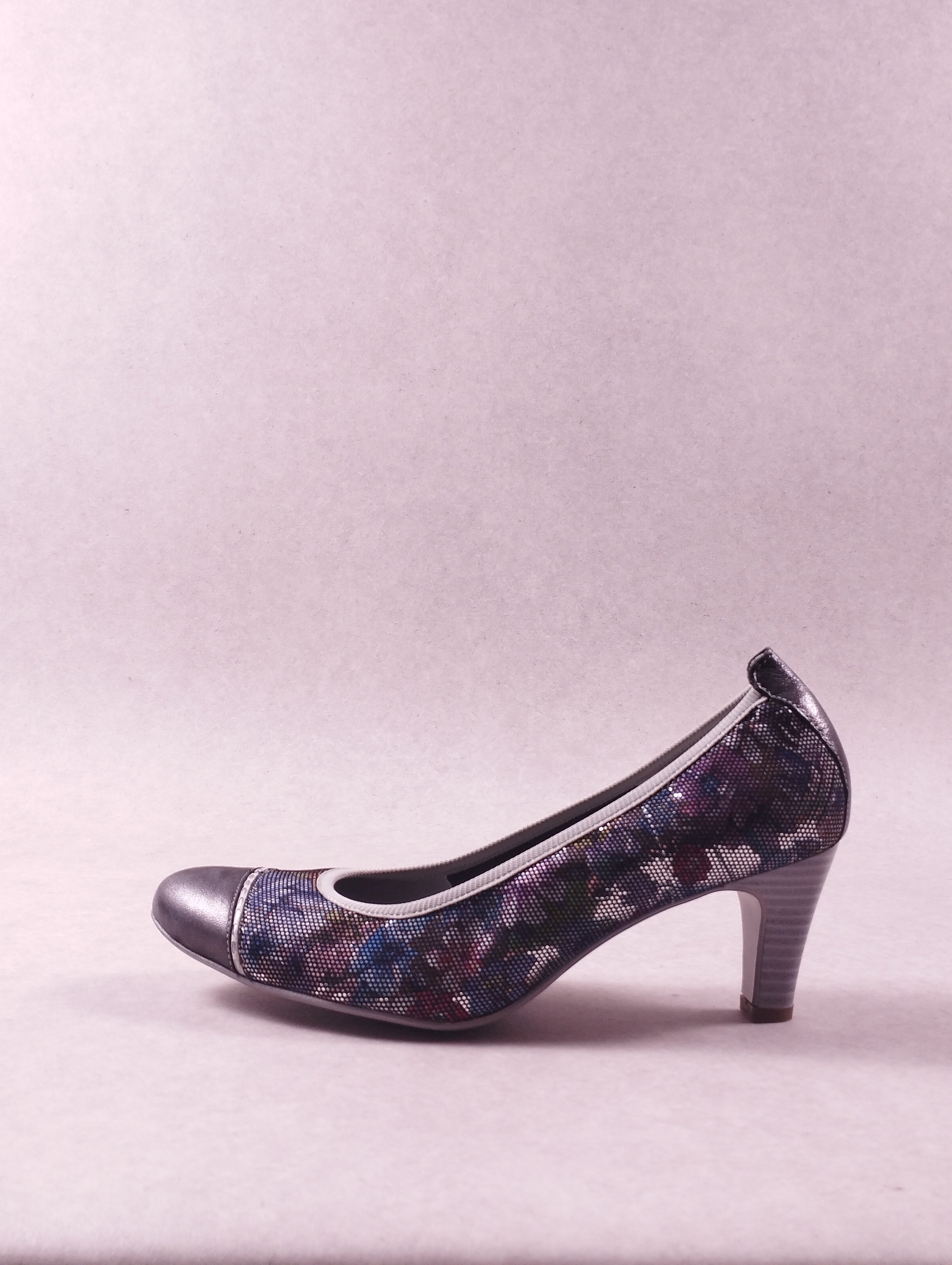 Escarpins femme Un Tour en Ville Mebly imprimé métal pointure 39
