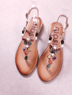 Sandales plates femme Gioseppo Eldoret 63022 gold pointure 36