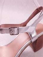 Sandales femme Emilie Karston Lison argent 39