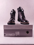 Boots femme Regard Roquano bronze vernis taupe Pointure 38