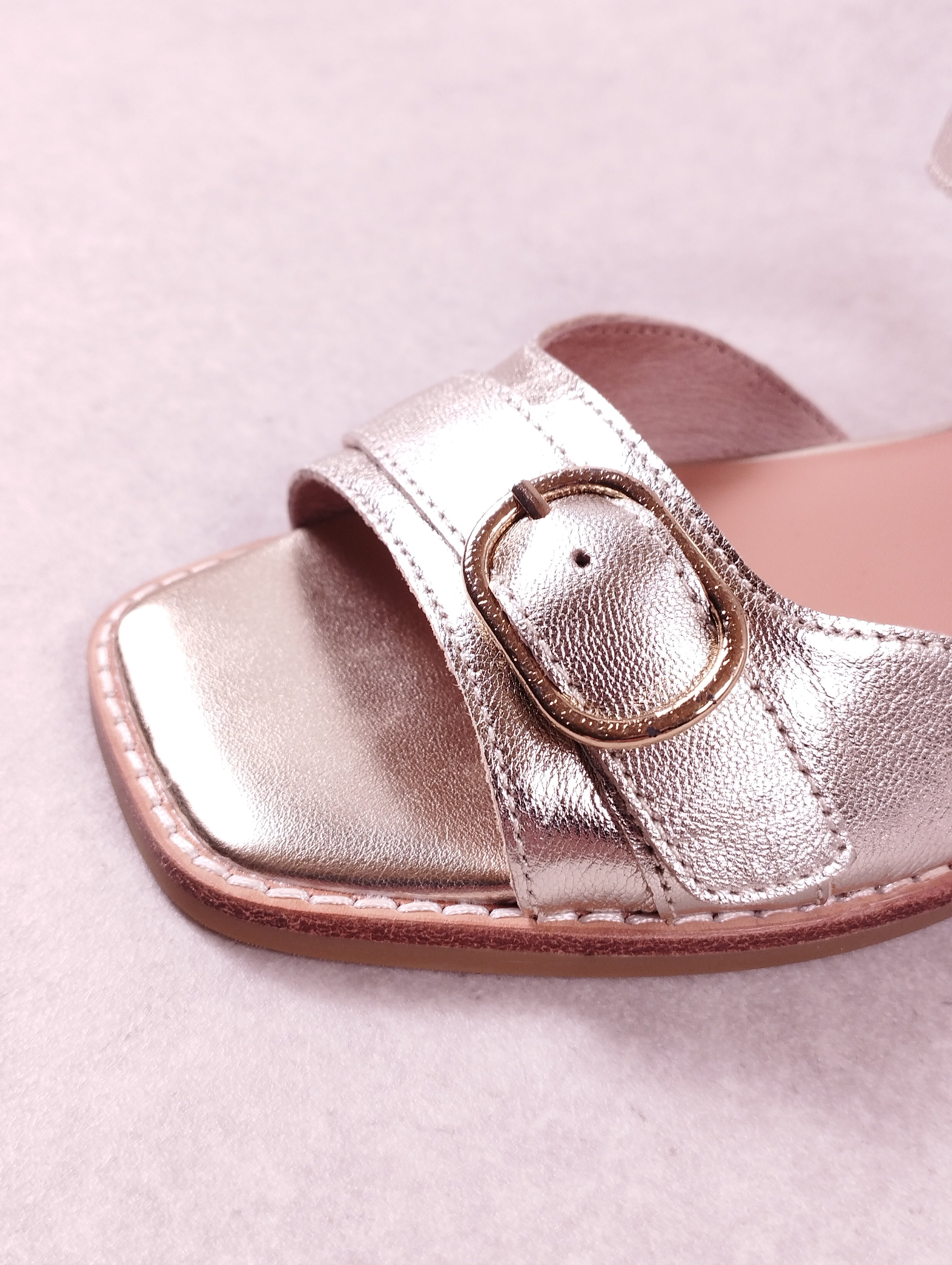 Sandales femme Emilie Karston Katia platine 36
