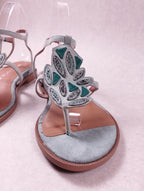 Sandales femme Emilie Karston SOHO aqua 40