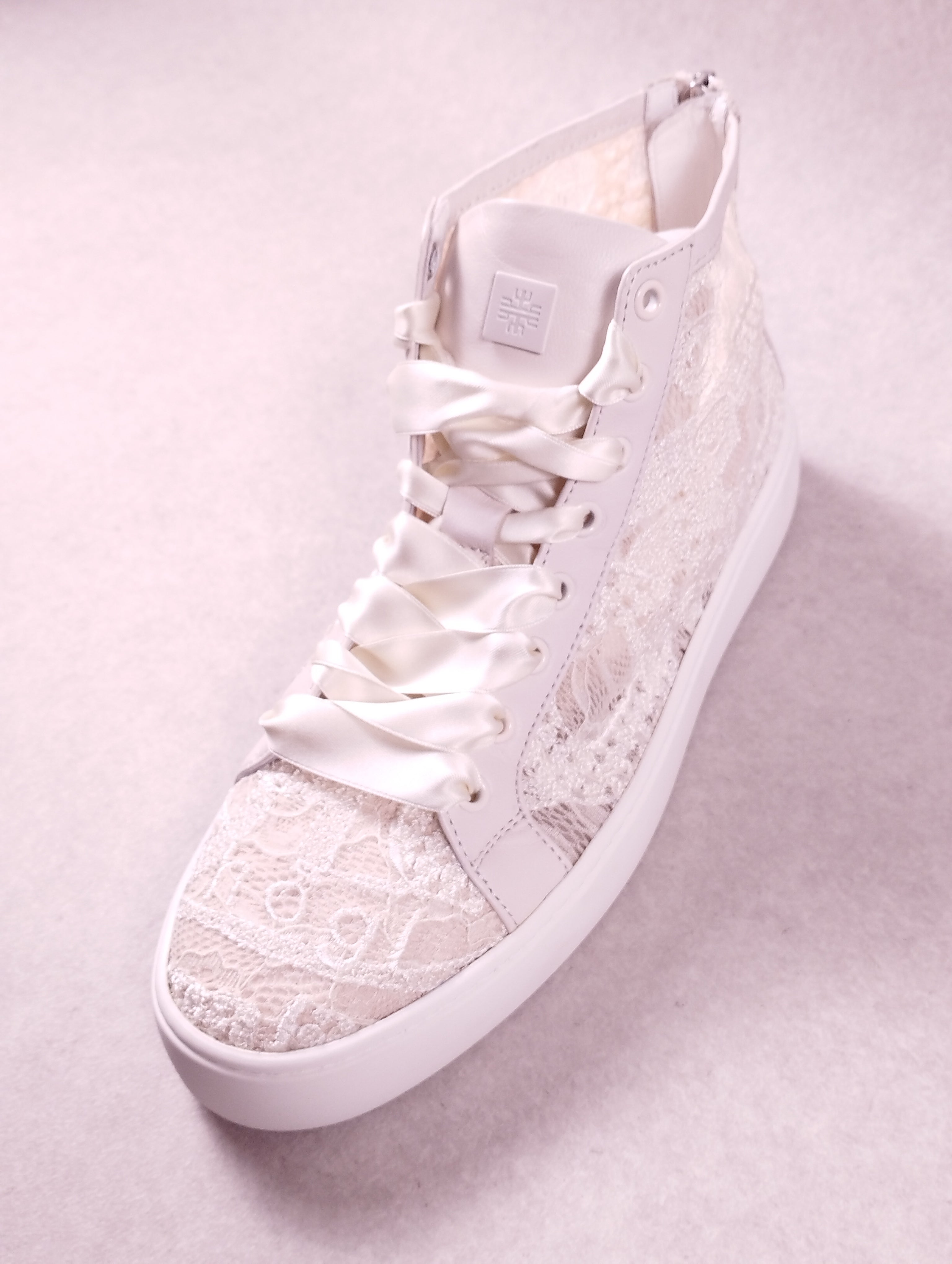 Baskets montantes femme Högl 5-10 0378 crème 38,5