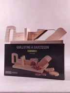 Guillotine à saucisson Bonjour bois lame inox 28 x 16,5 cm