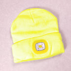 Bonnet LED mixte Portwest B029 jaune fluo taille unique