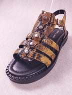 Sandales femme Janet & Janet Satiro 45006 jaune Pointure 37