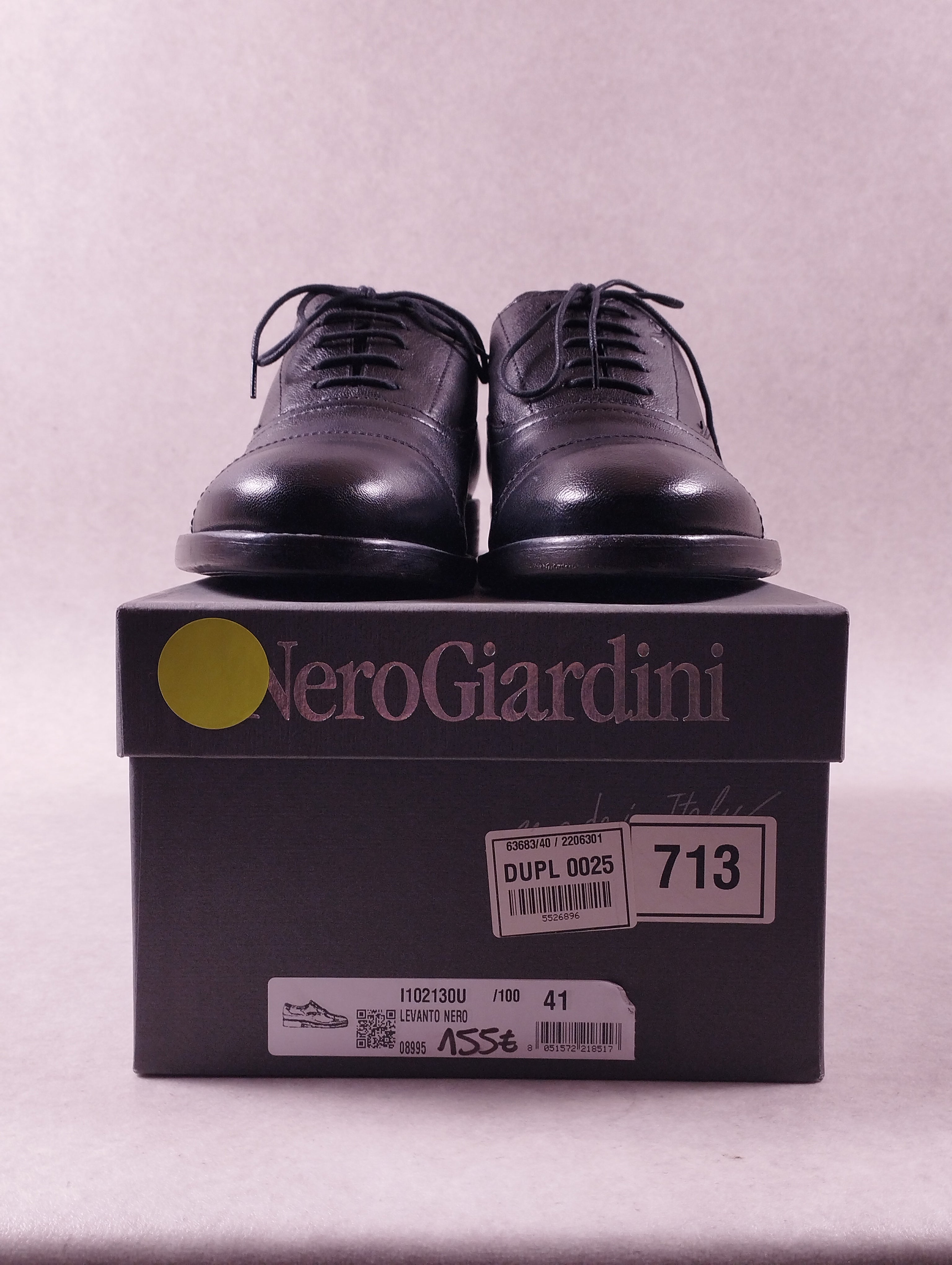 Chaussures ville homme NeroGiardini I102130U Levanto noir 41