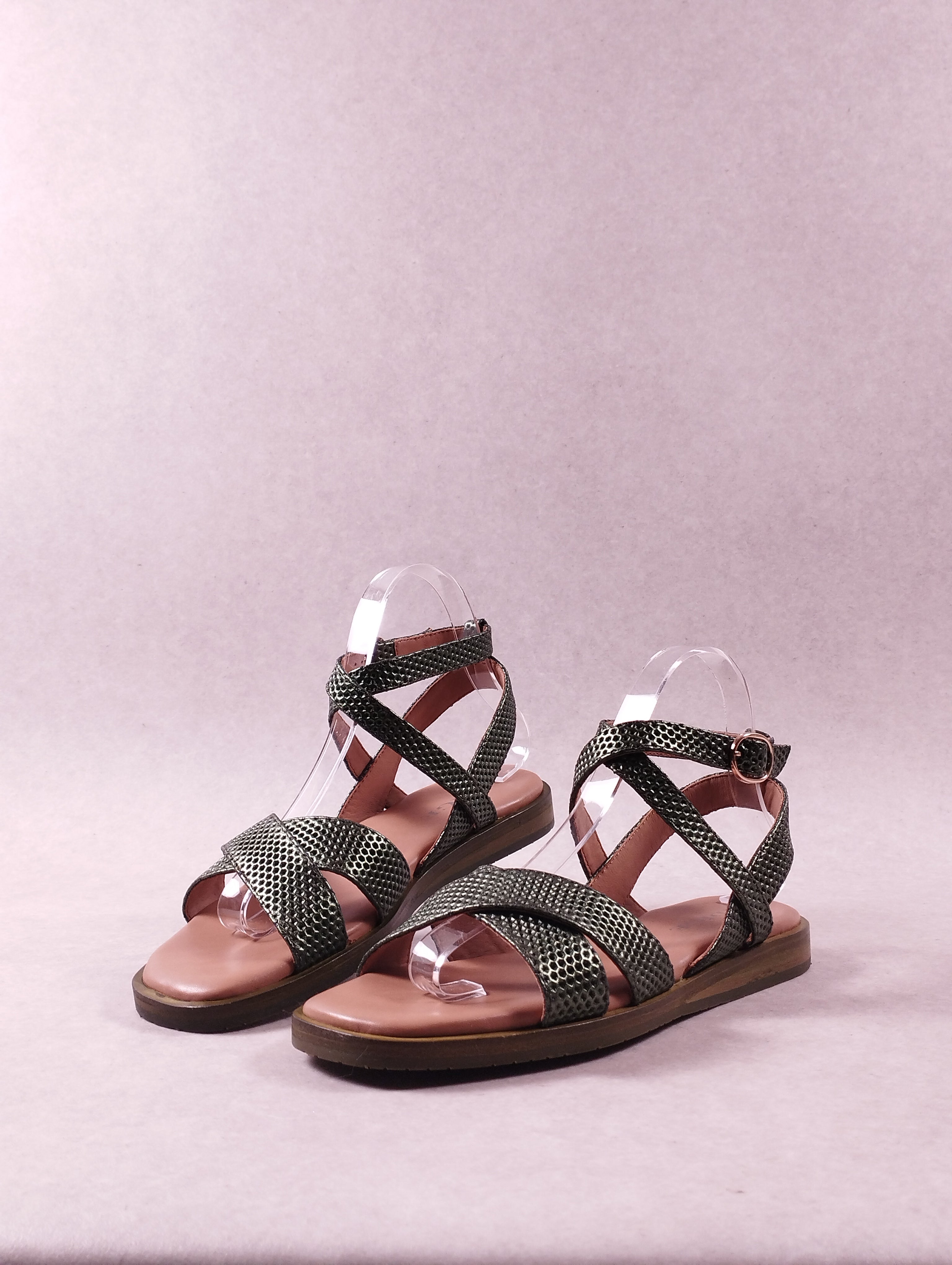 Sandales femme Adige A.BRICE V5 Mustang Kaki Pointure 38