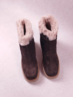 Boots femme Fru.it 7840M marron fourrure 38