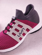 Chaussures femme UYN Nature Tune Bordeaux Gris 38