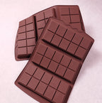 Lot de 2 moules en silicone pour 6 tablettes épaisses marron (V10)