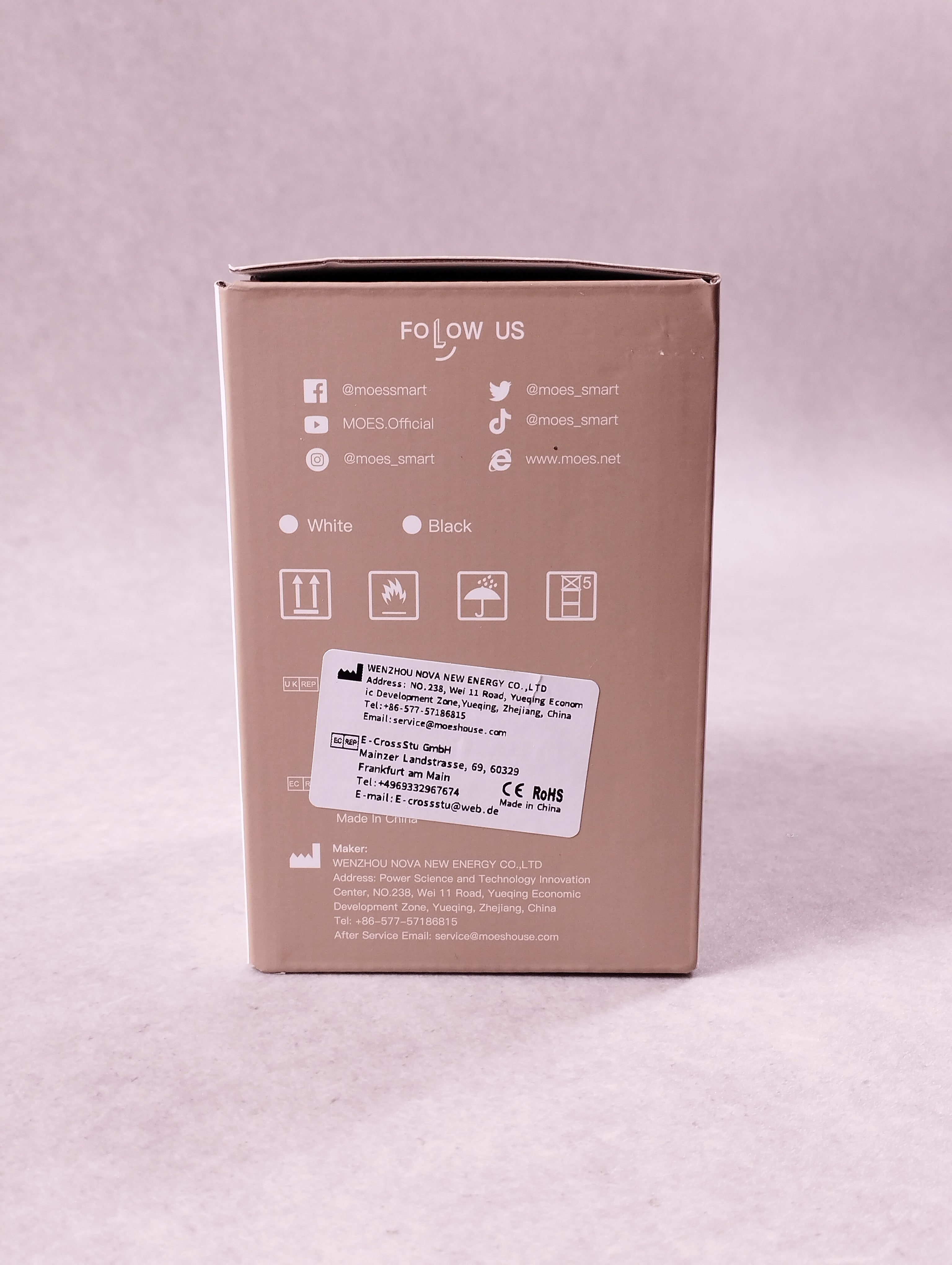 Tête thermostatique connectée Moes Smart Thermostat blanc