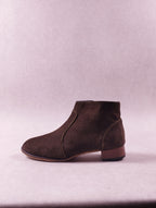 Boots femme Intemporelle Guy 2 velours kaki Pointure 38