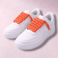 Lacets corde sneakers ronds chunky orange 10 mm 120 cm