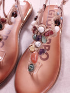 Sandales plates femme Gioseppo Eldoret 63022 gold pointure 36