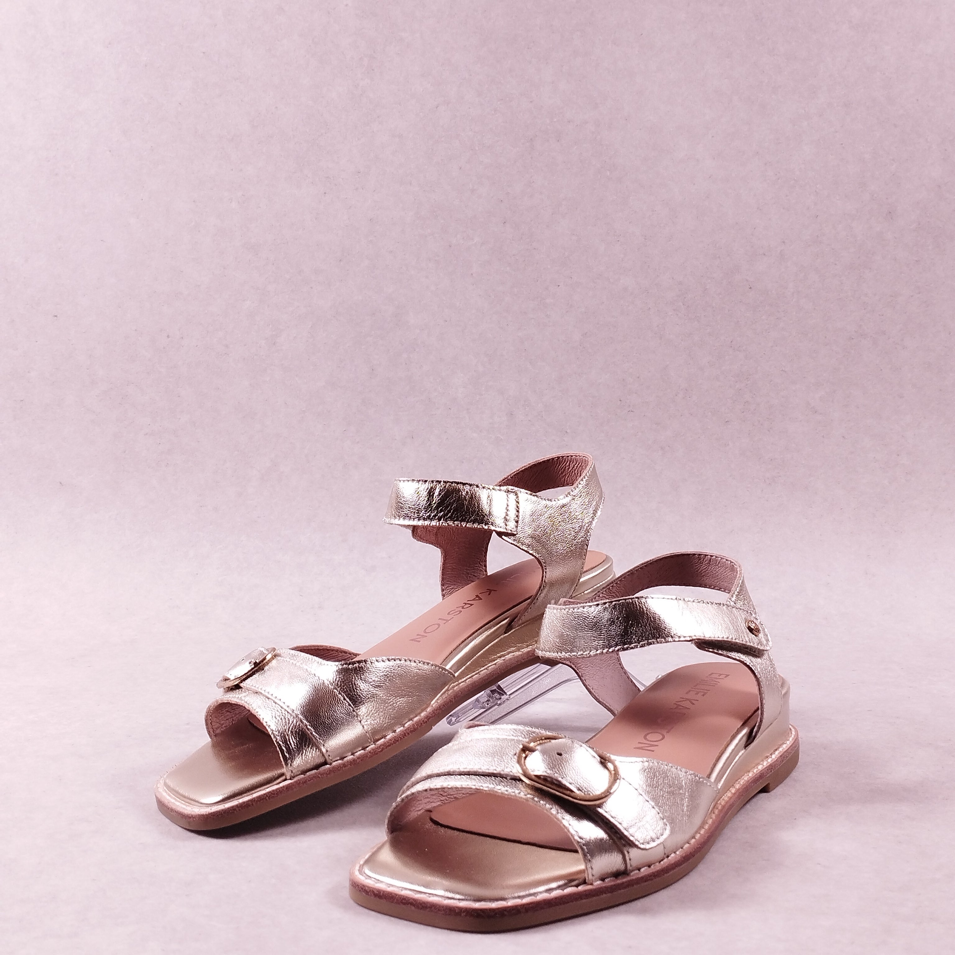 Sandales femme Emilie Karston Katia platine 36