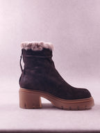 Boots femme Fru.it 7840M marron fourrure 38