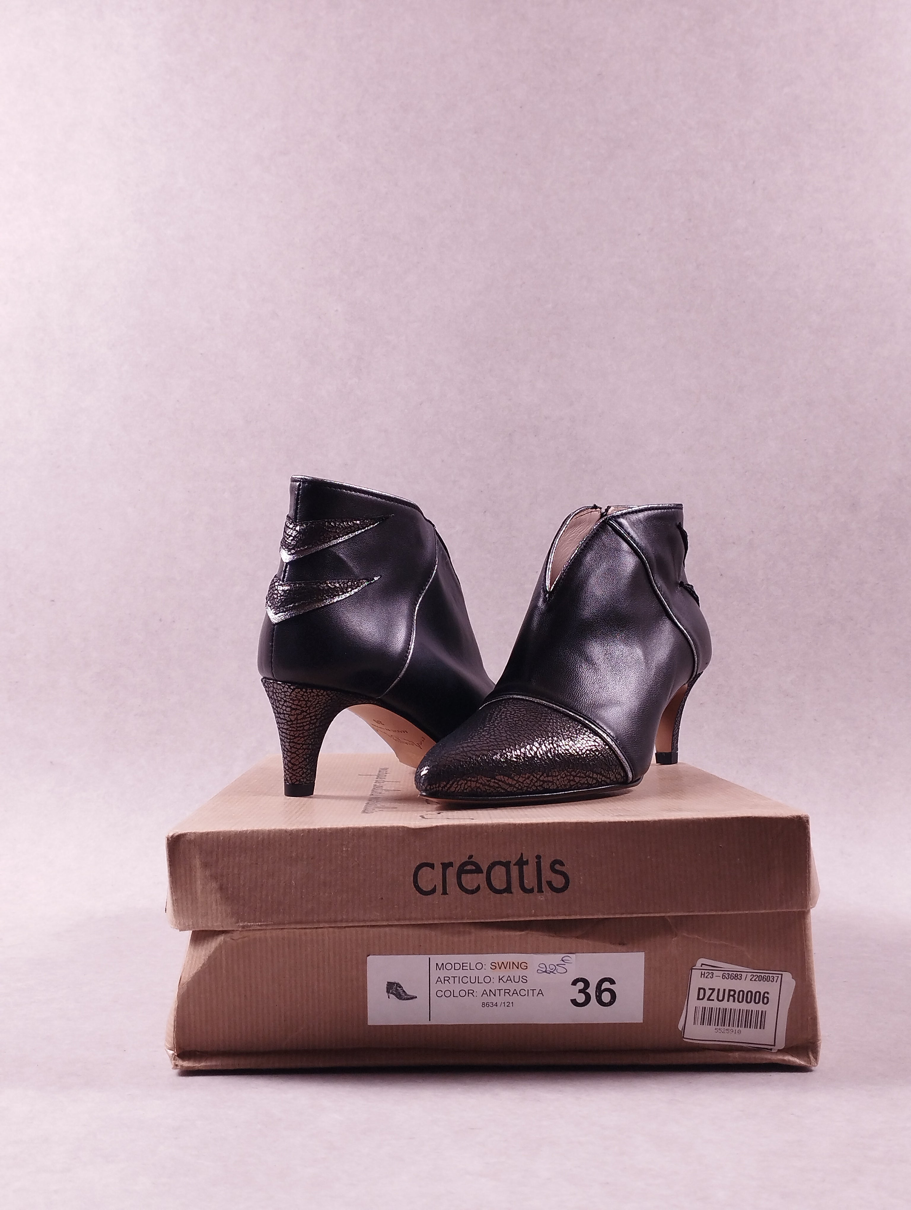 Boots femme Creatis Swing Kaus anthracite pointure 36