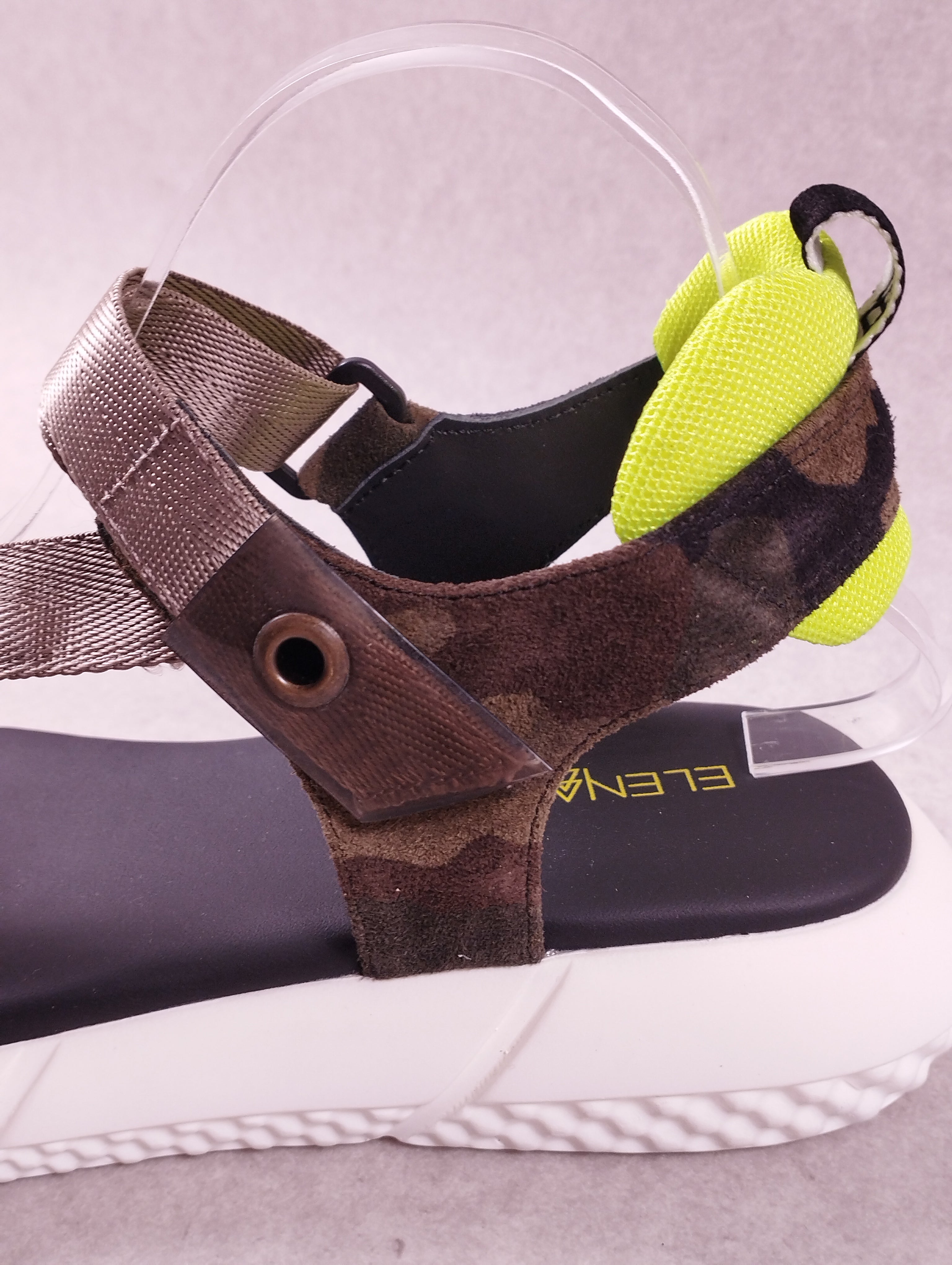 Sandales femme Elena Iachi Swing E-1845 mimetico militaire 41