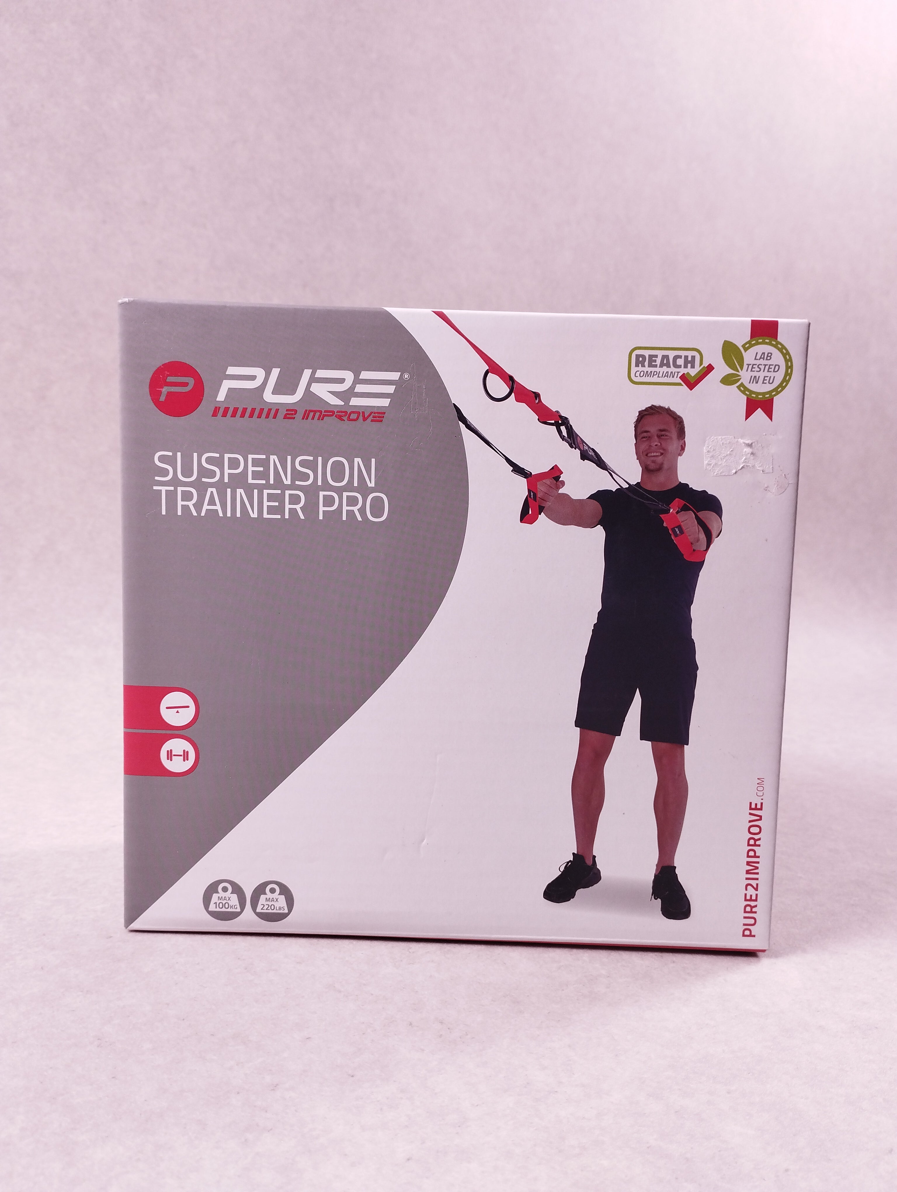 Sangles d’entraînement suspension PURE Suspension Trainer Pro rouge noir
