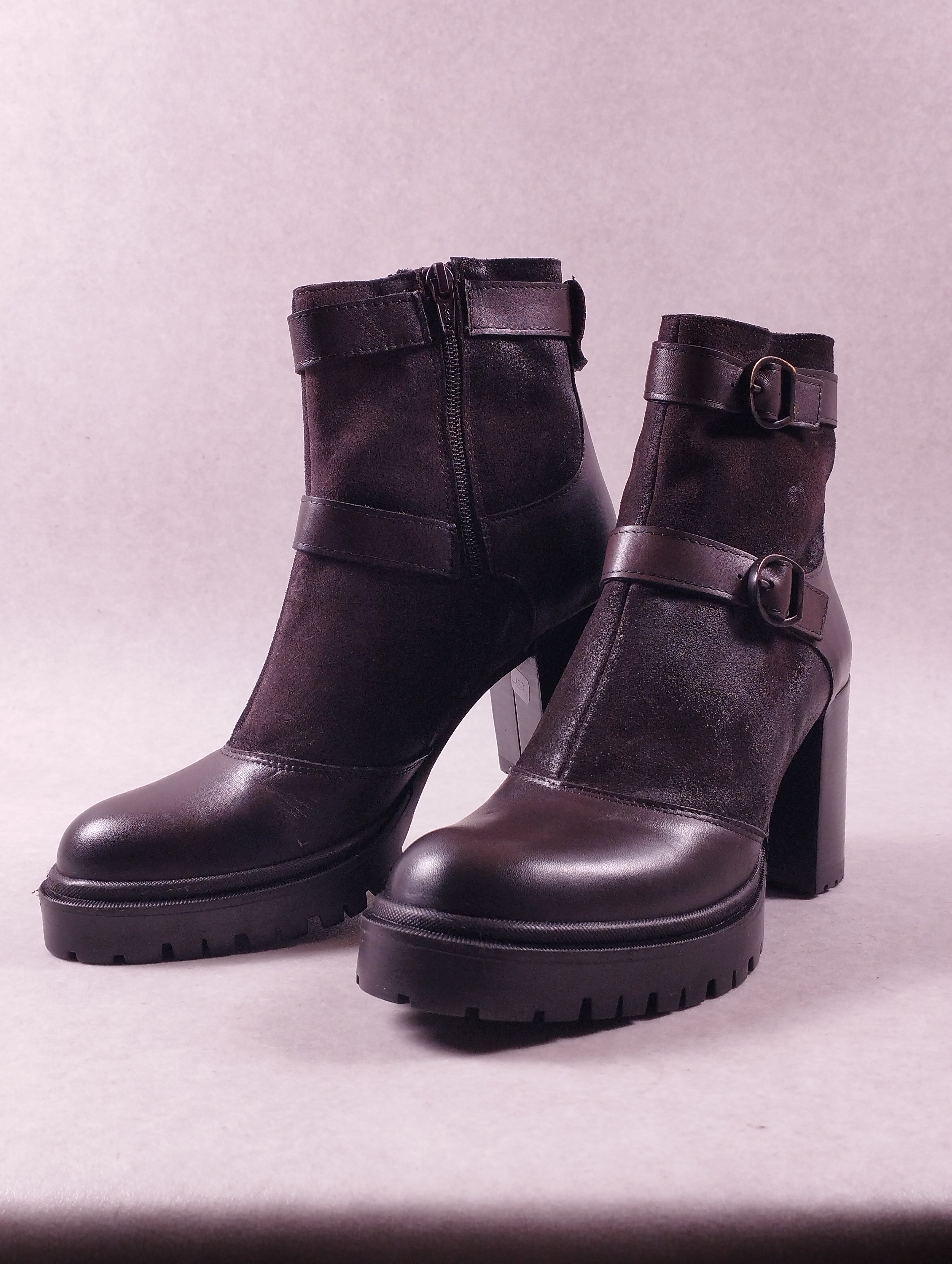 Boots femme Emanuele Crasto 55-006 marron foncé 41