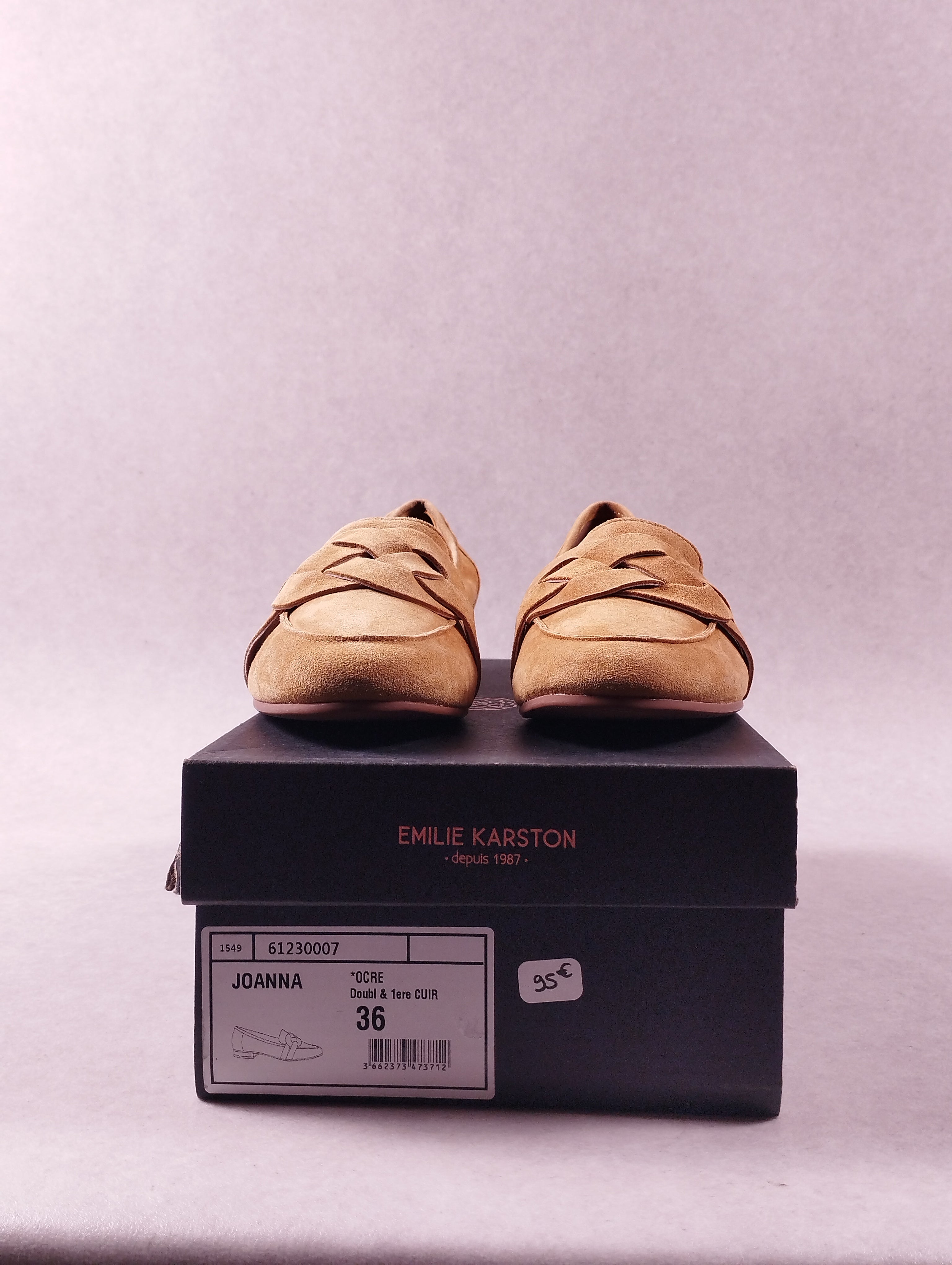 Mocassins femme Emilie Karston Joanna ocre 36