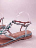 Sandales femme Emilie Karston SOHO aqua 40