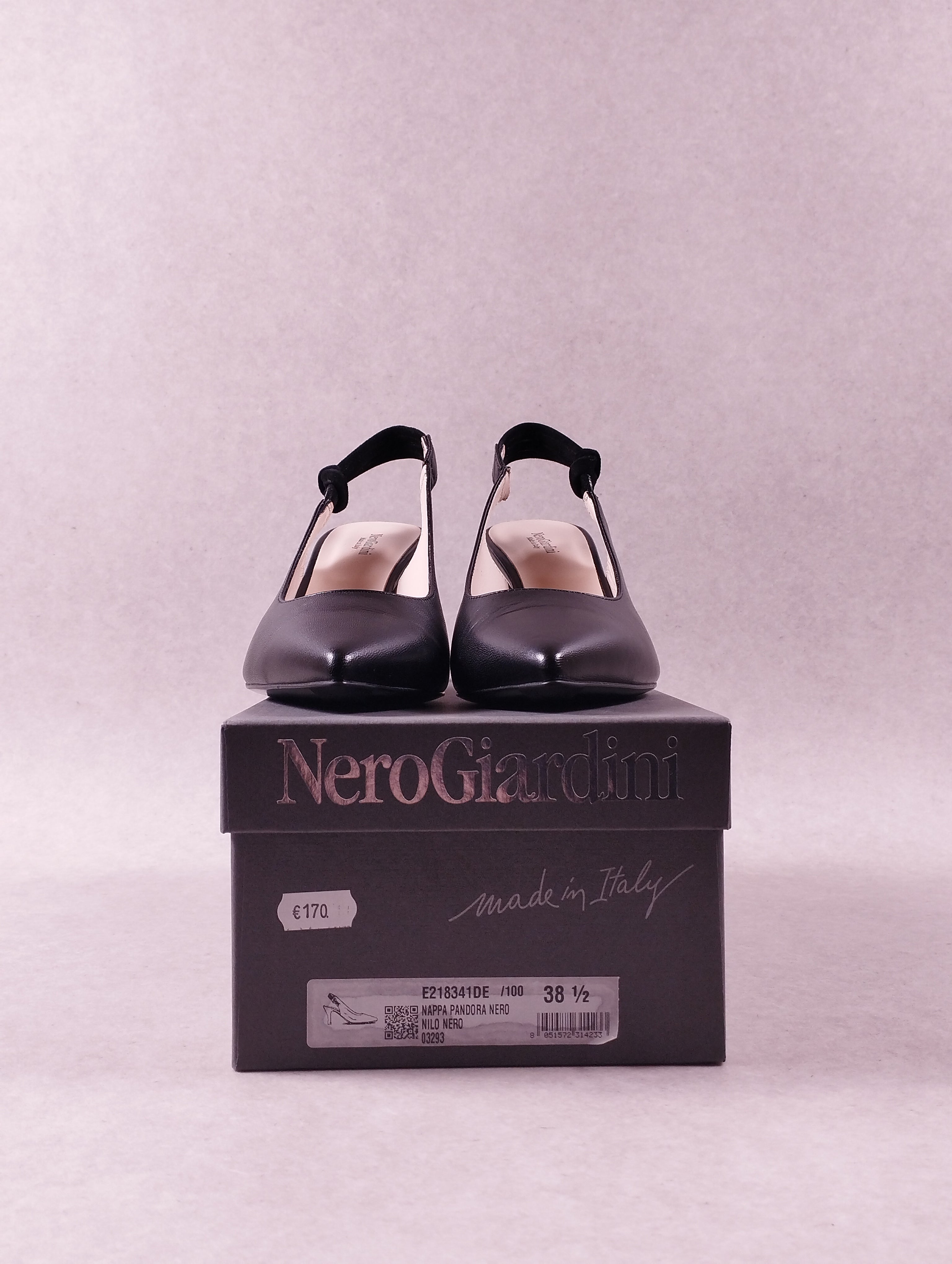 Escarpins femme NeroGiardini E218341DE noir 38,5
