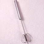 Mousseur à lait manuel inox argent 25 cm