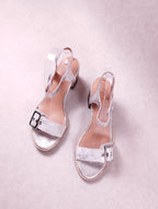 Sandales femme Emilie Karston Lison argent 39