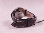 Montre homme Lotus 18671/1 cadran blanc bracelet cuir marron