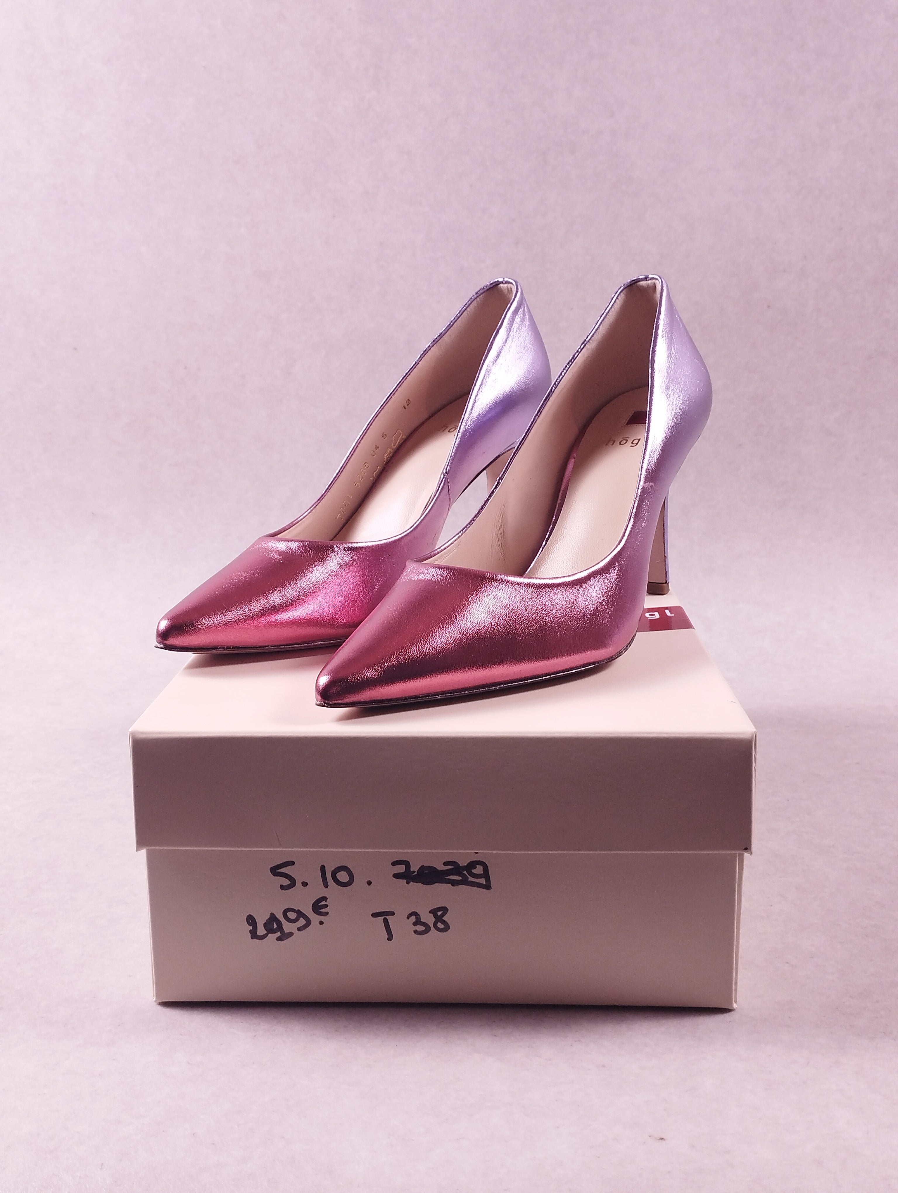 Escarpins femme Högl 5-10 7001 pink/lilac pointure 38