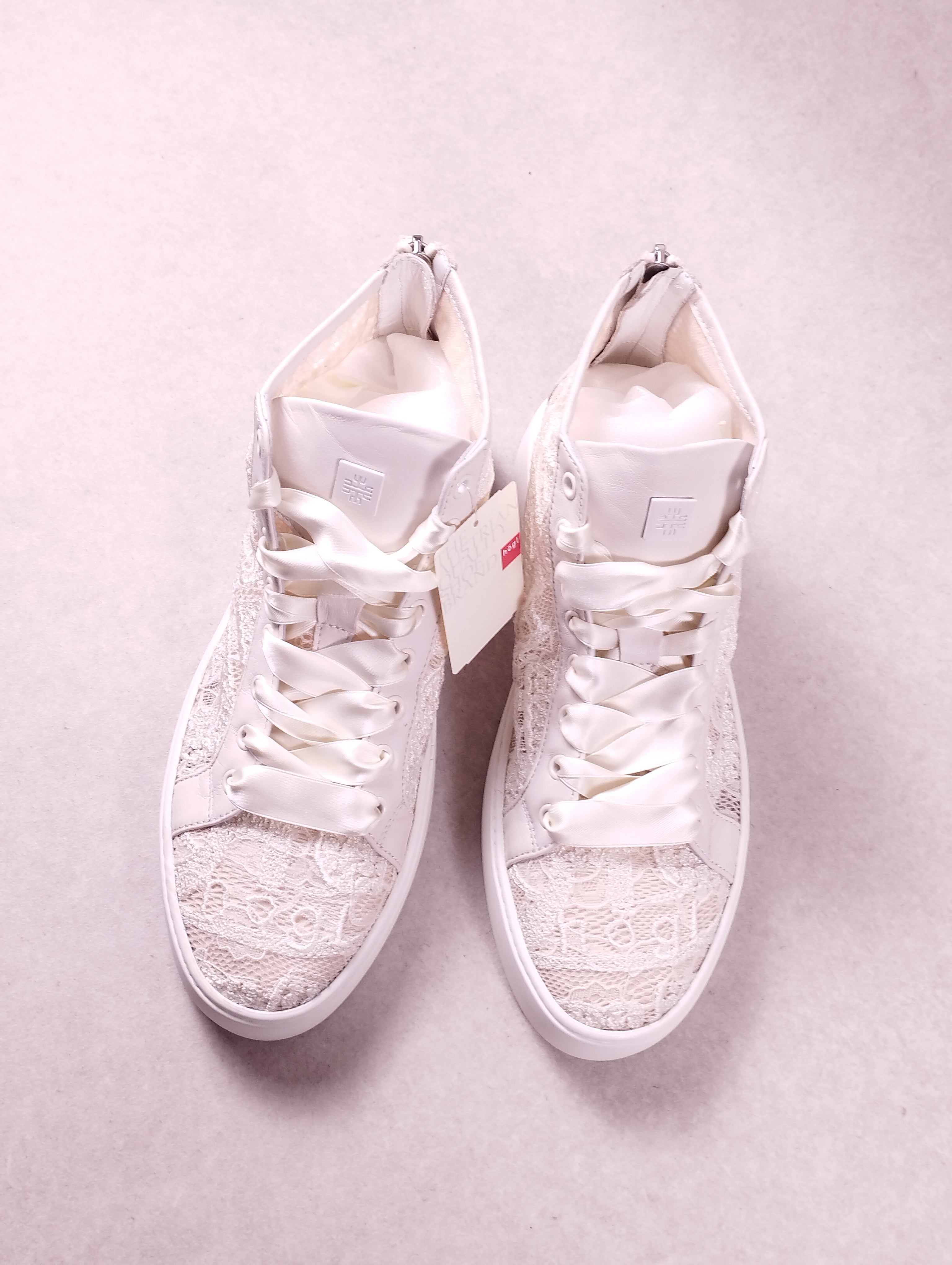 Baskets montantes femme Högl 5-10 0378 crème 38,5